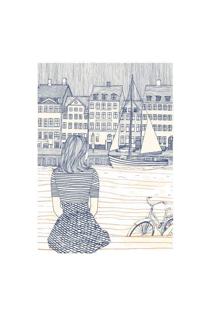 Pige i Nyhavn III - novamøbler