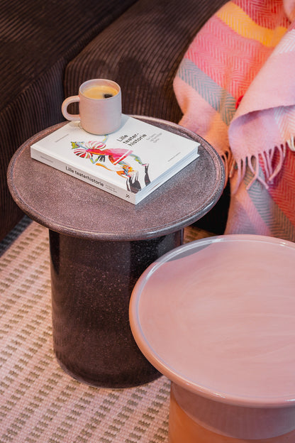 Terra - Gulvtæppe - Wool & Jute - rose og natur jute