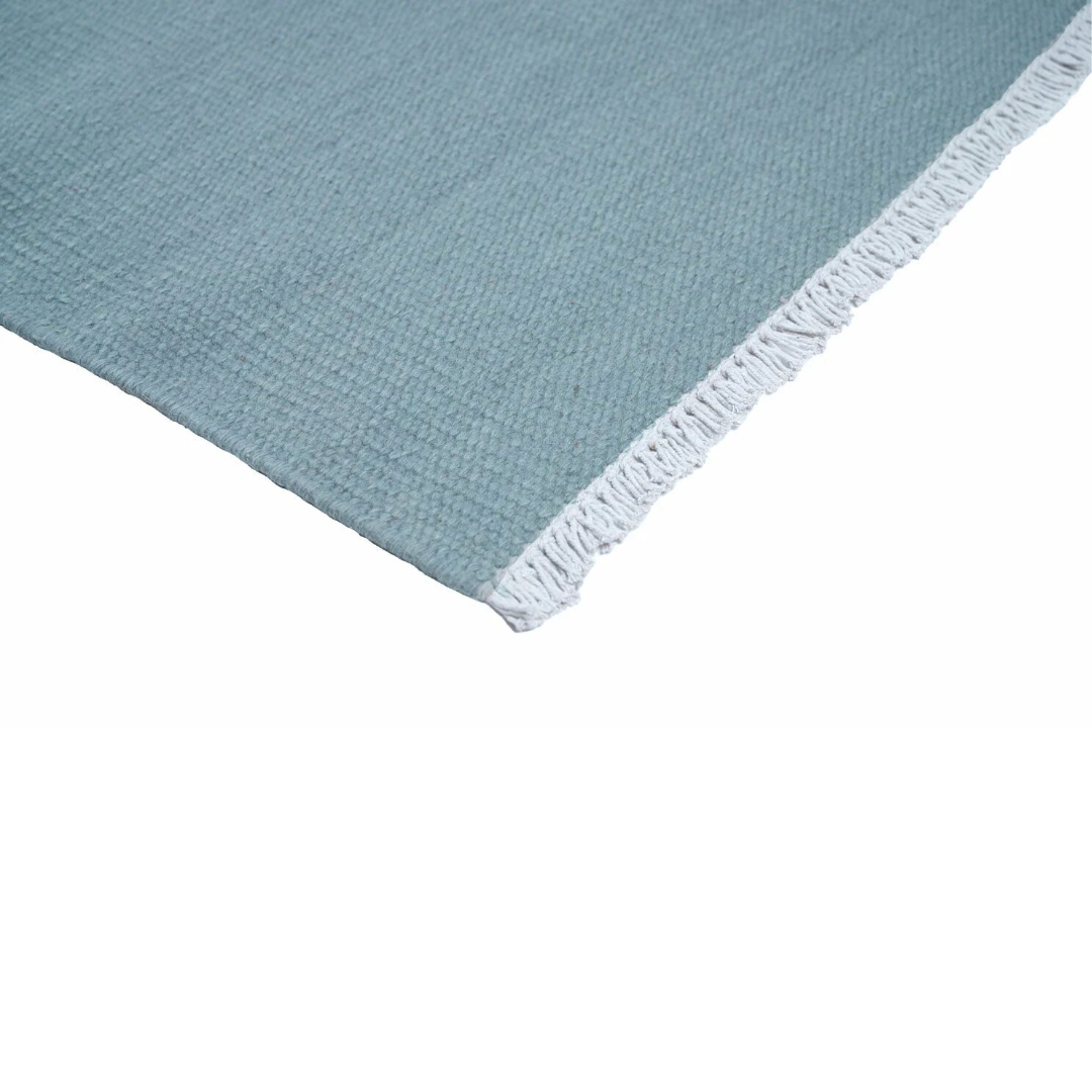 Regnbue - Uldgulvtæppe - 100% Uld - Turquoise/Green (2-farvet) - novamøbler