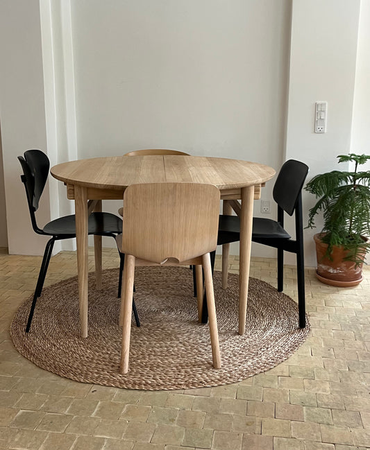 Rundt Søgræs Gulvtæppe - Natural - Flere størrelser - novamøbler