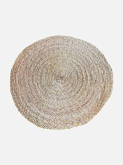 Rundt Søgræs Gulvtæppe - Natural - Flere størrelser