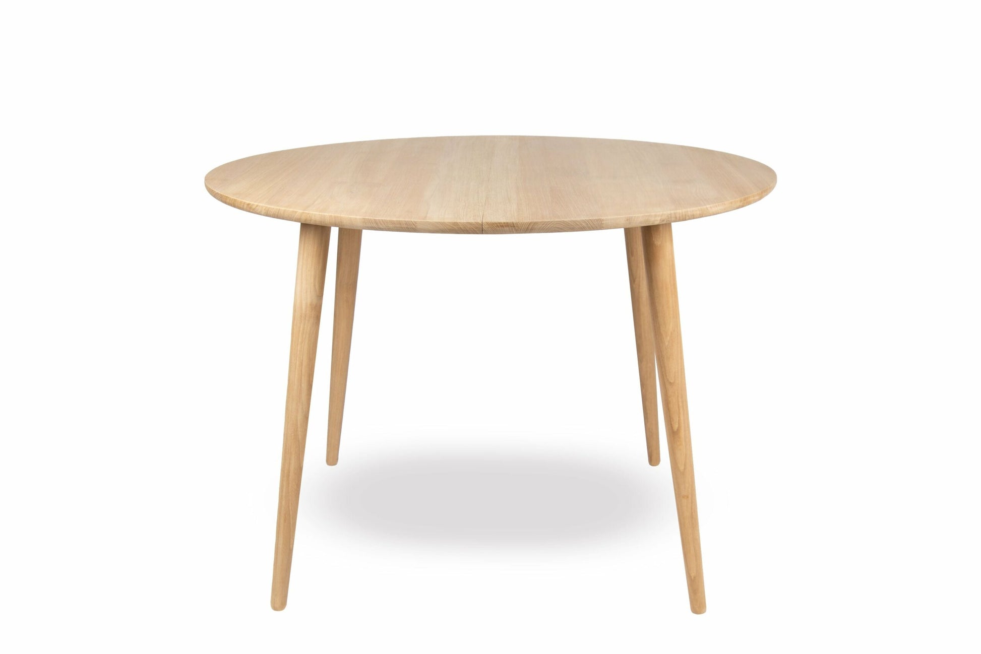 Rundt spisebord - 110/190 cm - Egetræ el. teaktræ - P003 - By Sol - novamøbler