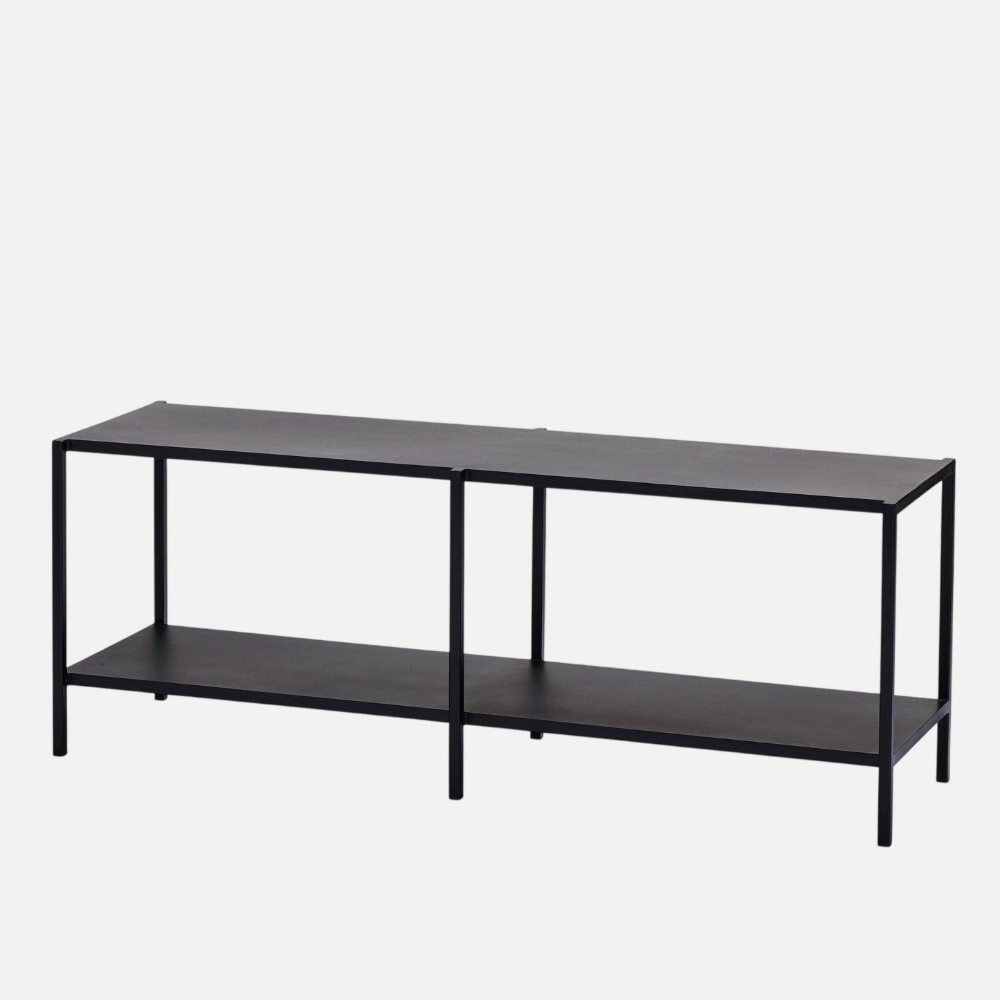 Sort stålreol med mat finish - M020 - By Sol - novamøbler