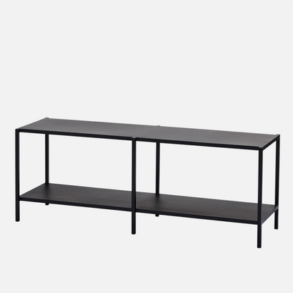 Sort stålreol med mat finish - M020 - By Sol - novamøbler