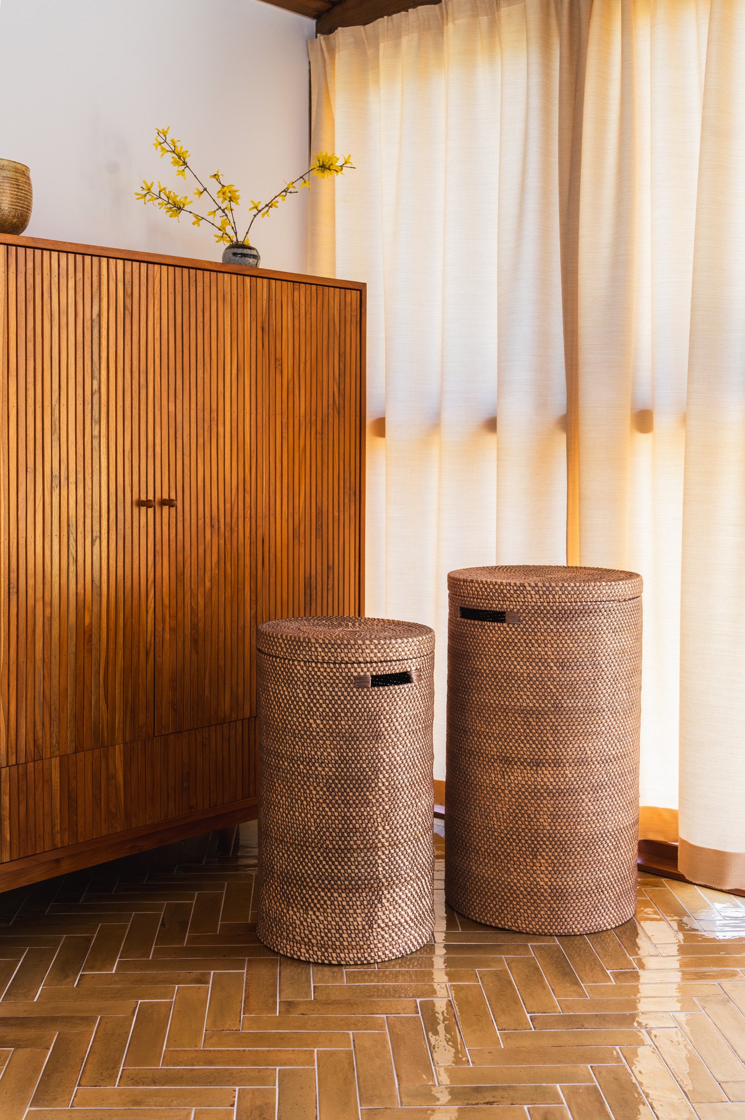 Bambuskurv - B001 - Moccabrun - novamøbler