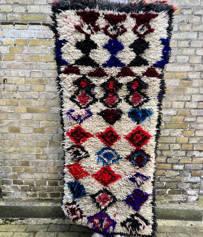 Marokkansk tæppe - Boucheroite  170x75 cm