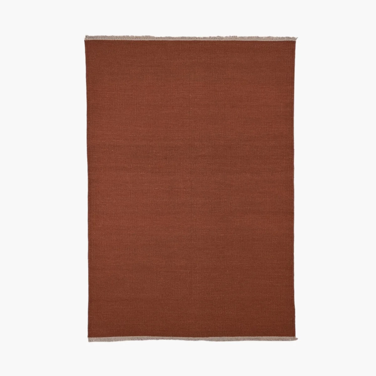 Regnbue - Uldgulvtæppe - 100% Uld - Light Terracotta II (den lyse model) - novamøbler