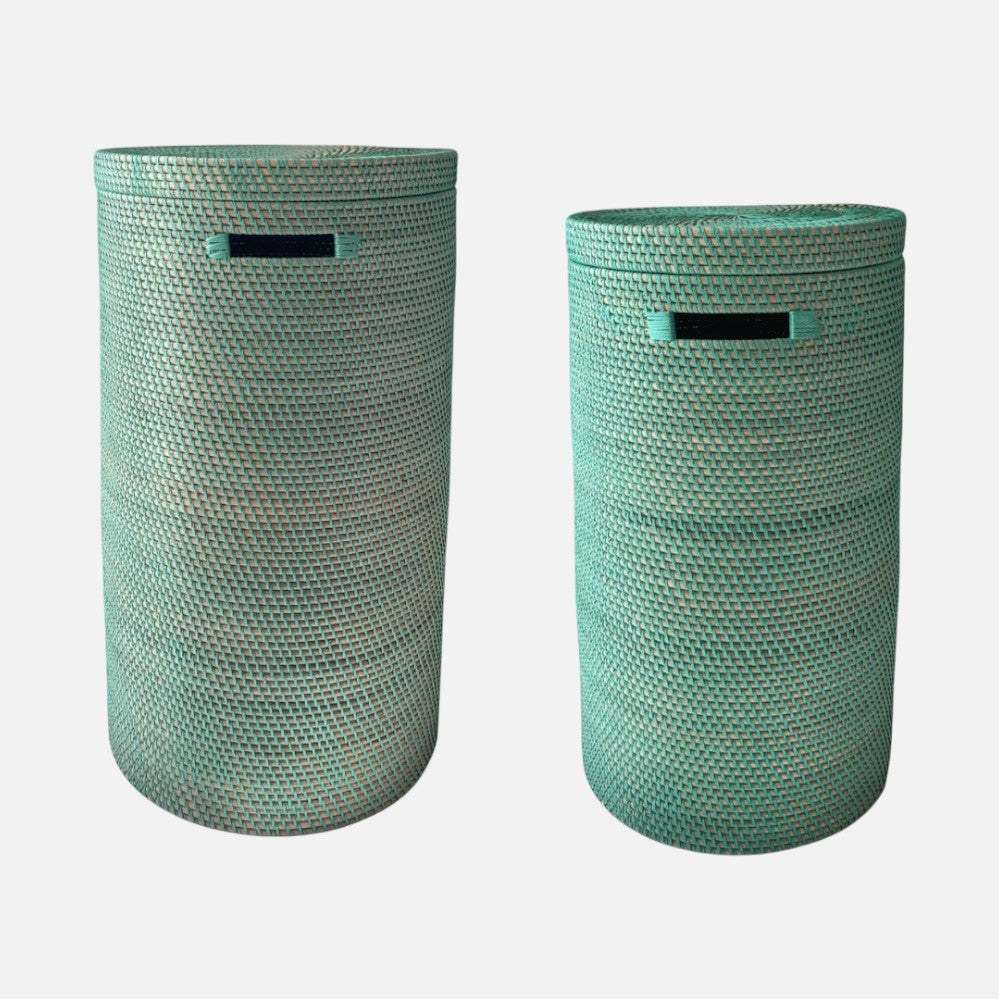 Bambuskurv - B001 - Turkis - novamøbler