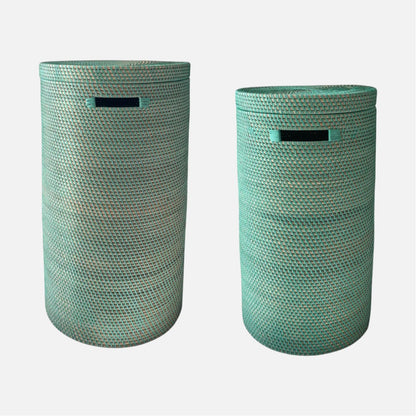 Bambuskurv - B001 - Turkis - novamøbler