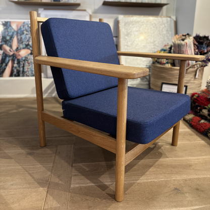 Udstillingsmodel - Lænestol - Naturolieret egetræ - H27 - By Sol - novamøbler