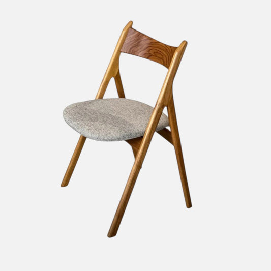 Spisebordsstol - Teaktræ/stof - By Sol - P011