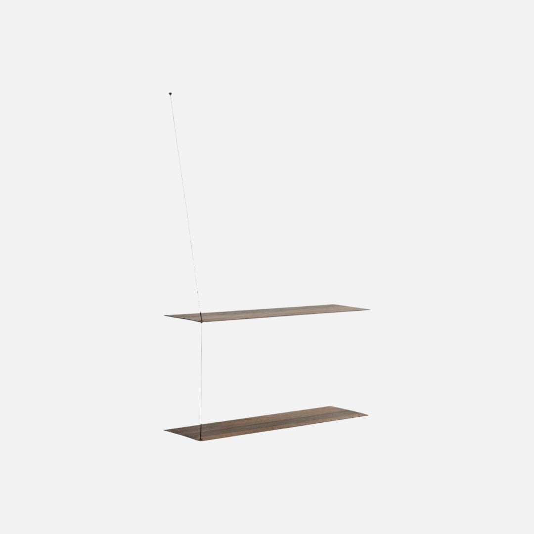 Woud Hyldesystem - Stedge Shelf - Røget eg - 2 hylder - novamøbler