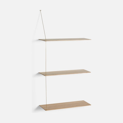 Woud Hyldesystem - Stedge Shelf - Hvidpigmenteret Eg - 3 hylder - novamøbler