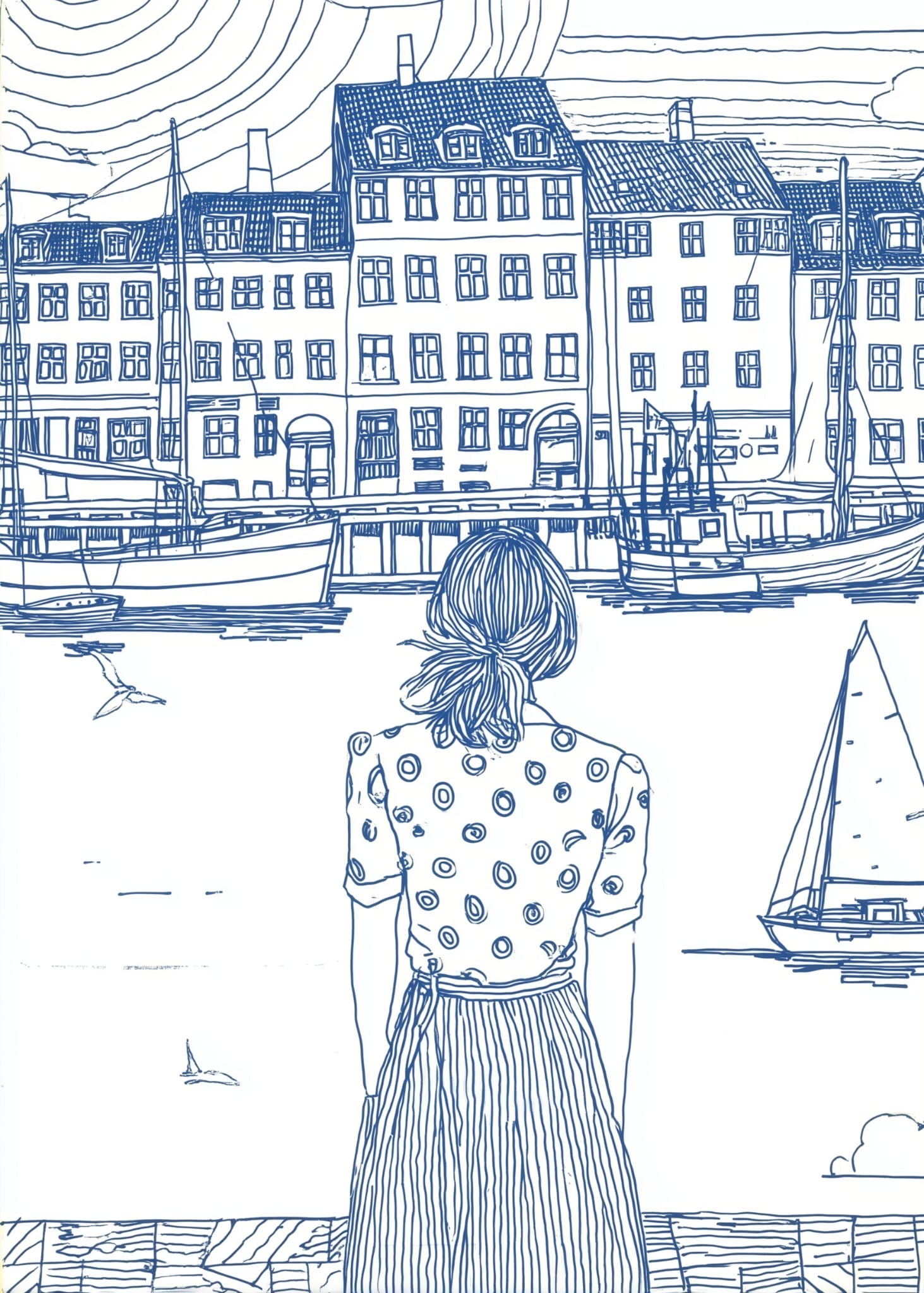 Pige i Nyhavn I - novamøbler