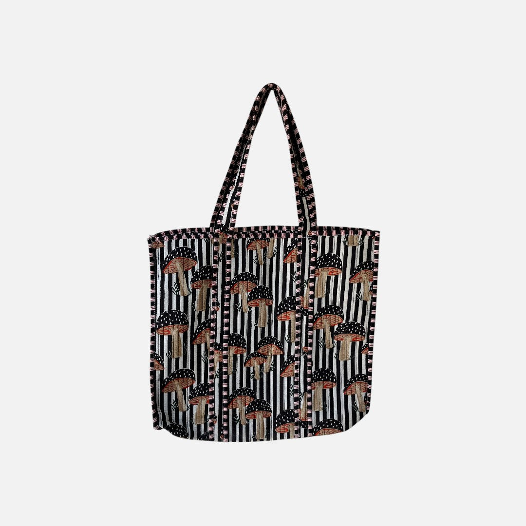 Tote bag - Svampe - Sort