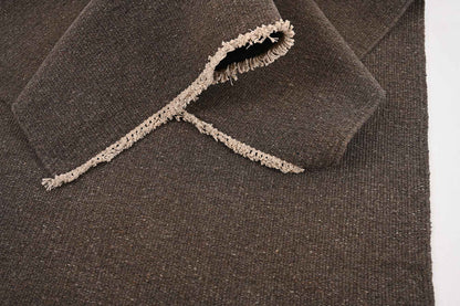 Regnbue - Uldgulvtæppe - 100% Uld - Dark Grey Brown - novamøbler