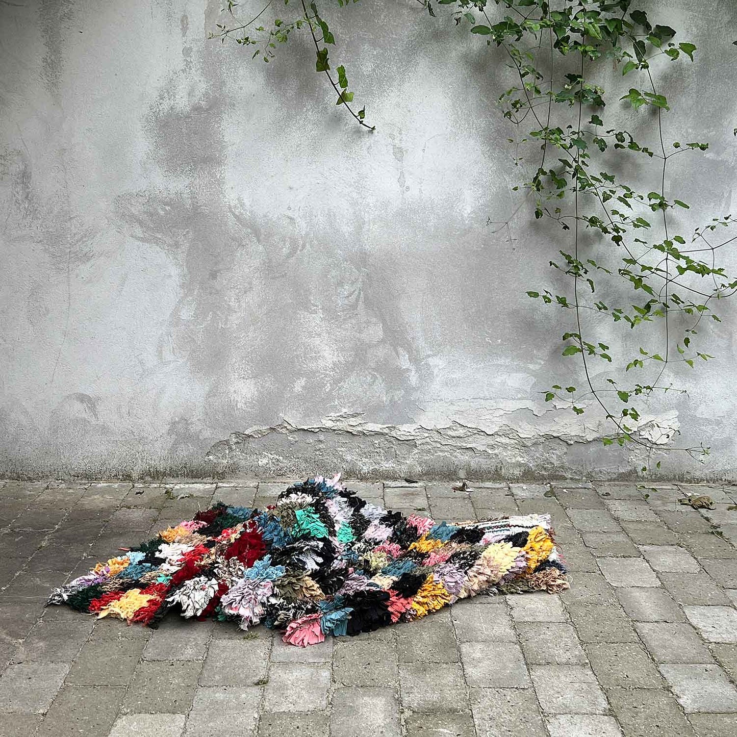 Marokkansk tæppe - Boucheroite - 190x84 cm - novamøbler