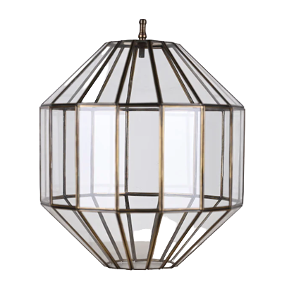 Loftlampe - Marokkansk - Glas/Messing - L006 - novamøbler