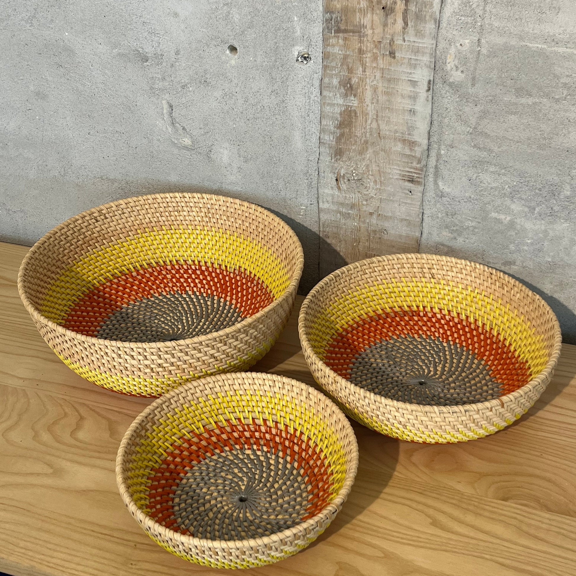 Brødkurv - Bambus - B007 - Natur/orange - novamøbler