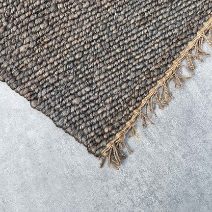 Jute - Gulvløber - Medium Grey - novamøbler