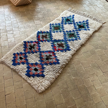 Moroccan rug - Boucheroite - 200 x 90 cm