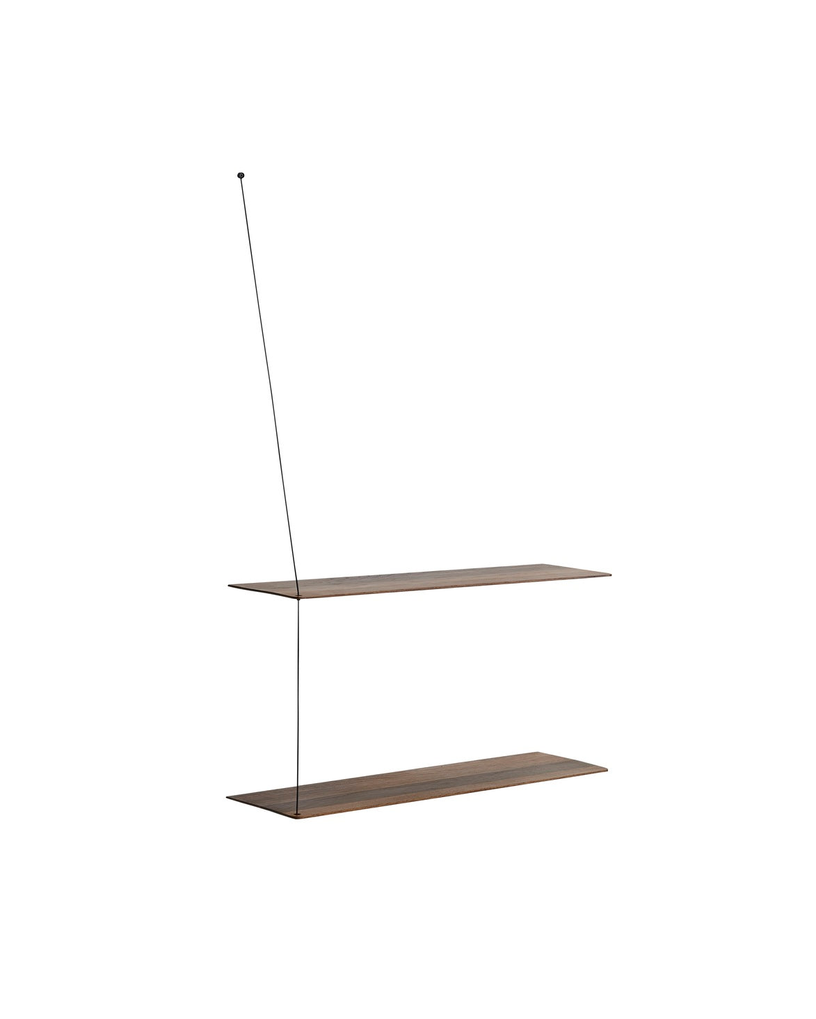 Woud Hyldesystem - Stedge Shelf - Røget eg - 2 hylder - novamøbler