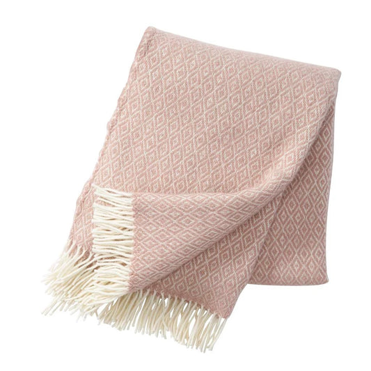 Klippan Uldplaid - 100% Økologisk Lammeuld - Nude