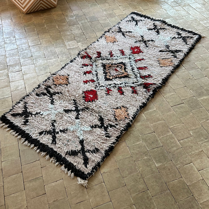 Marokkansk tæppe - Boucheroite - 172 x 73 cm