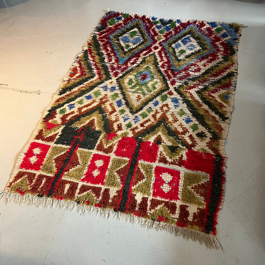 Marokkansk tæppe - Boucheroite - 111 x 72 cm - novamøbler