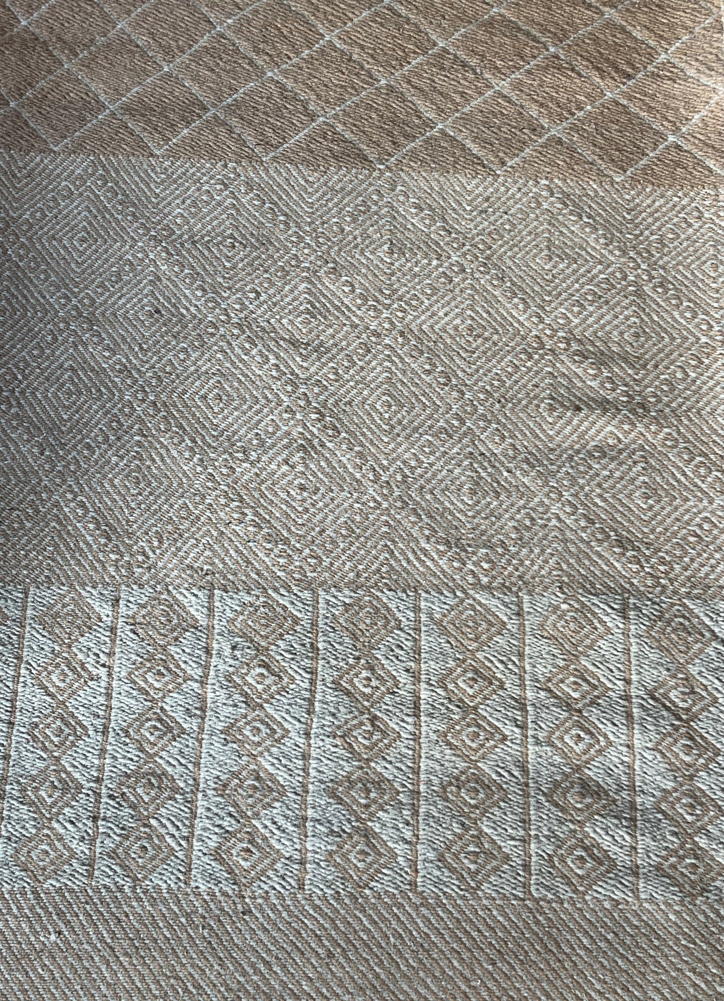 Kelimtæppe - Håndvævet Marokkansk gulvtæppe - 300 x 197 cm - novamøbler