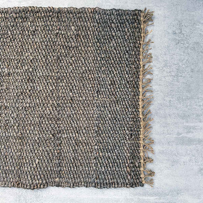 Jute - Gulvløber - Medium Grey - novamøbler
