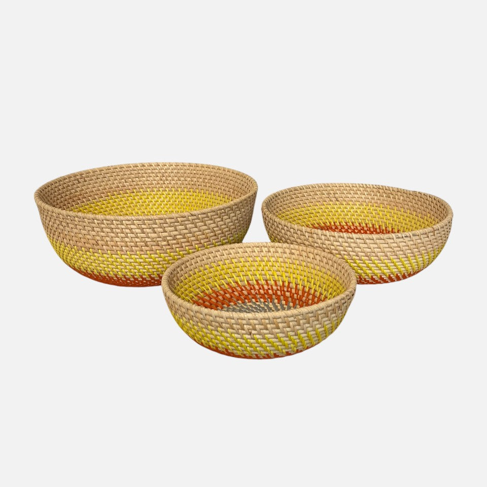 Brødkurv - Bambus - B007 - Natur/orange - novamøbler