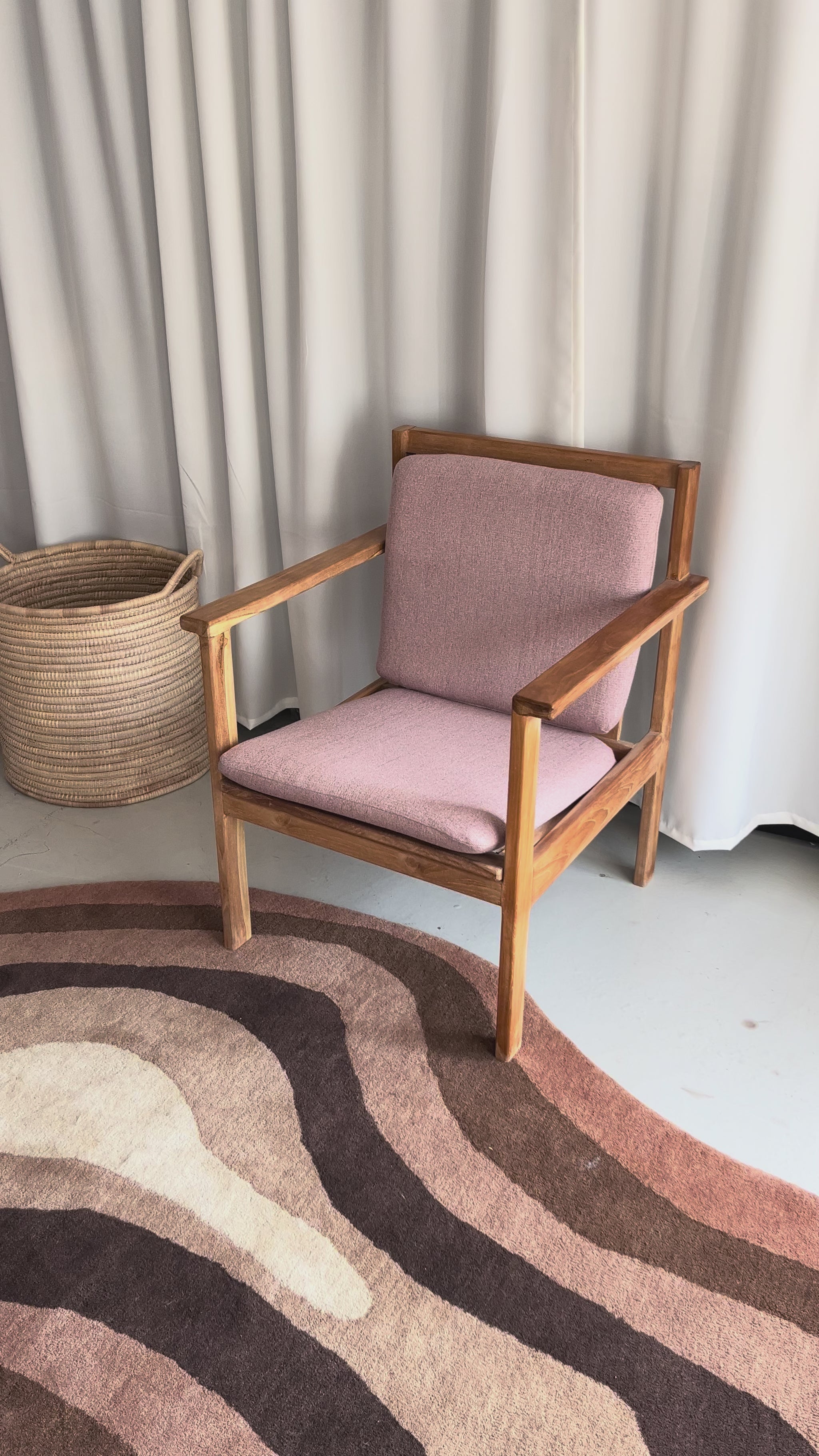 Udstillingsmodel - Lænestol - Teaktræ - By Sol - novamøbler