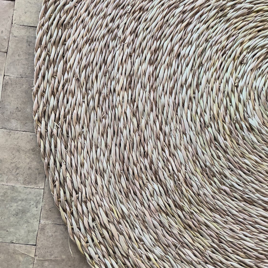 Rundt søgræs tæppe 