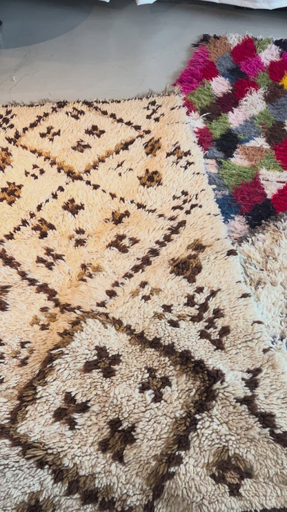 Marokkansk tæppe - Boucheroite - 174x 82 cm