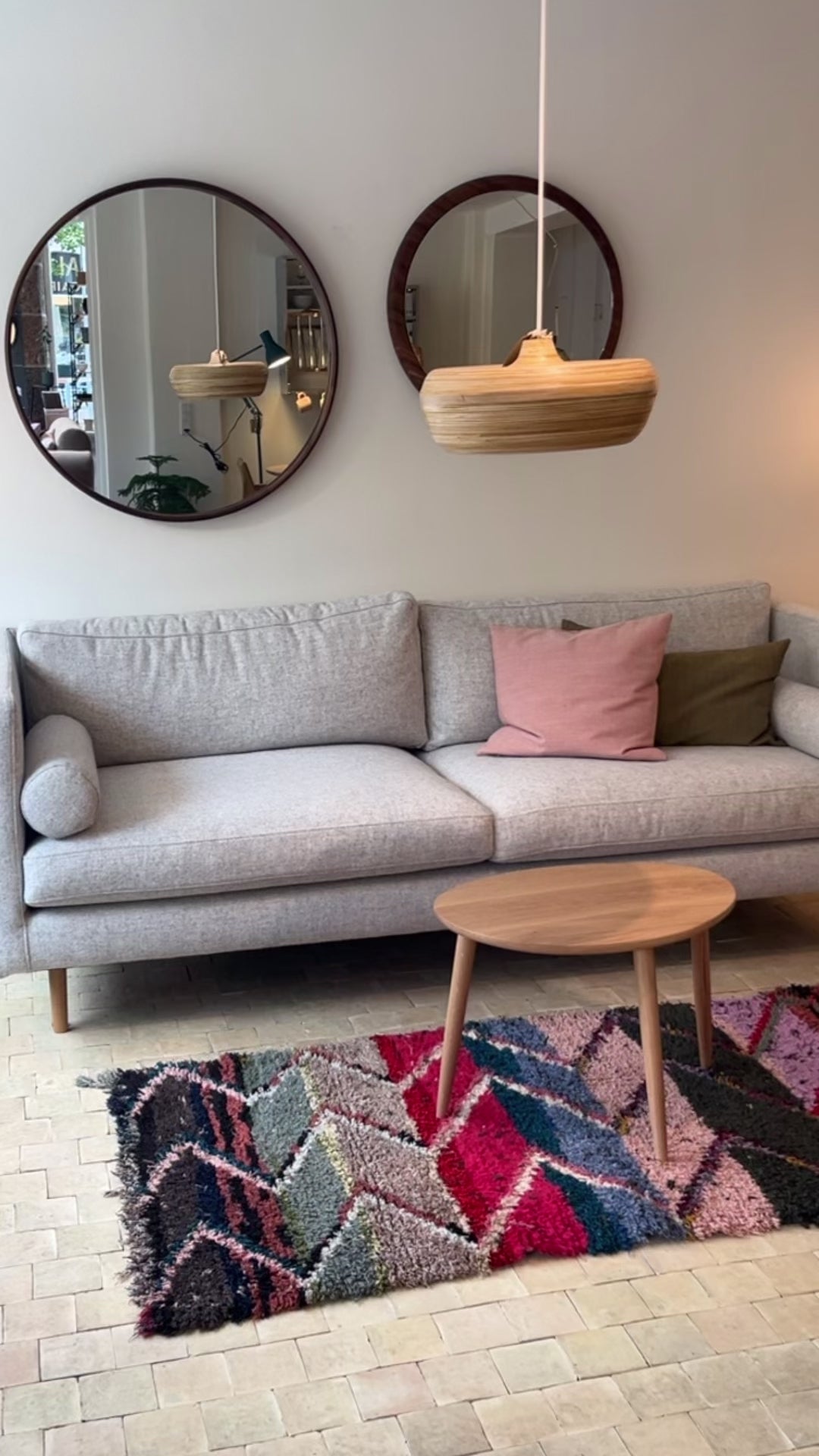 Marokkansk tæppe - Boucheroite - 160 x87 cm - novamøbler