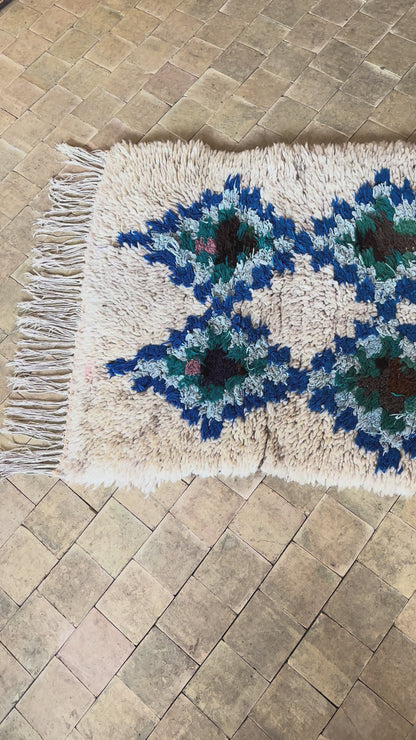 Moroccan rug - Boucheroite - 200 x 90 cm
