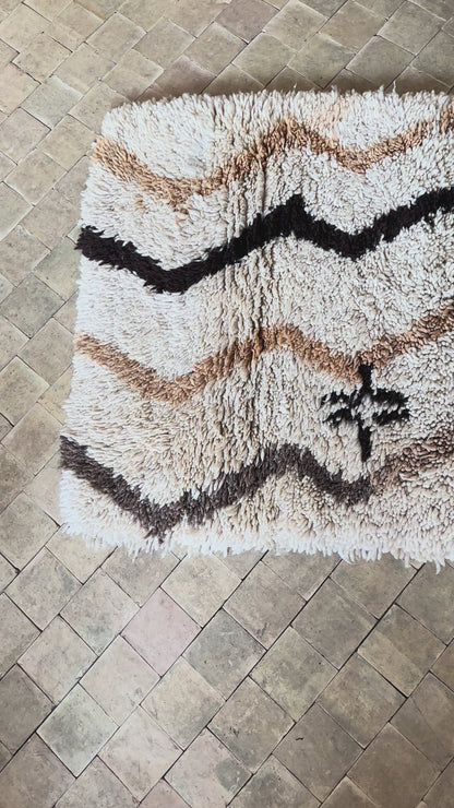 Moroccan rug - Boucheroite - 200 x 90 cm