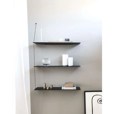 Woud Hyldesystem - Stedge Shelf - Røget eg - 2 hylder - novamøbler