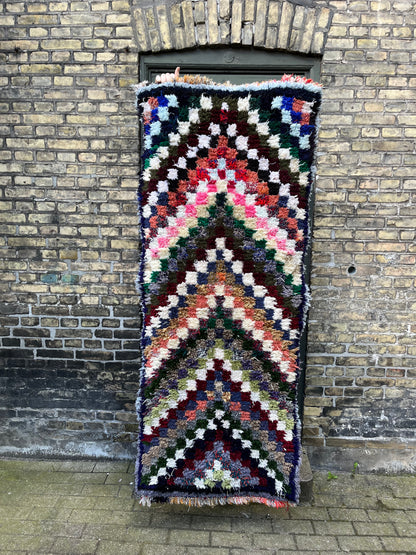 Marokkansk tæppe - Boucheroite  194x78cm