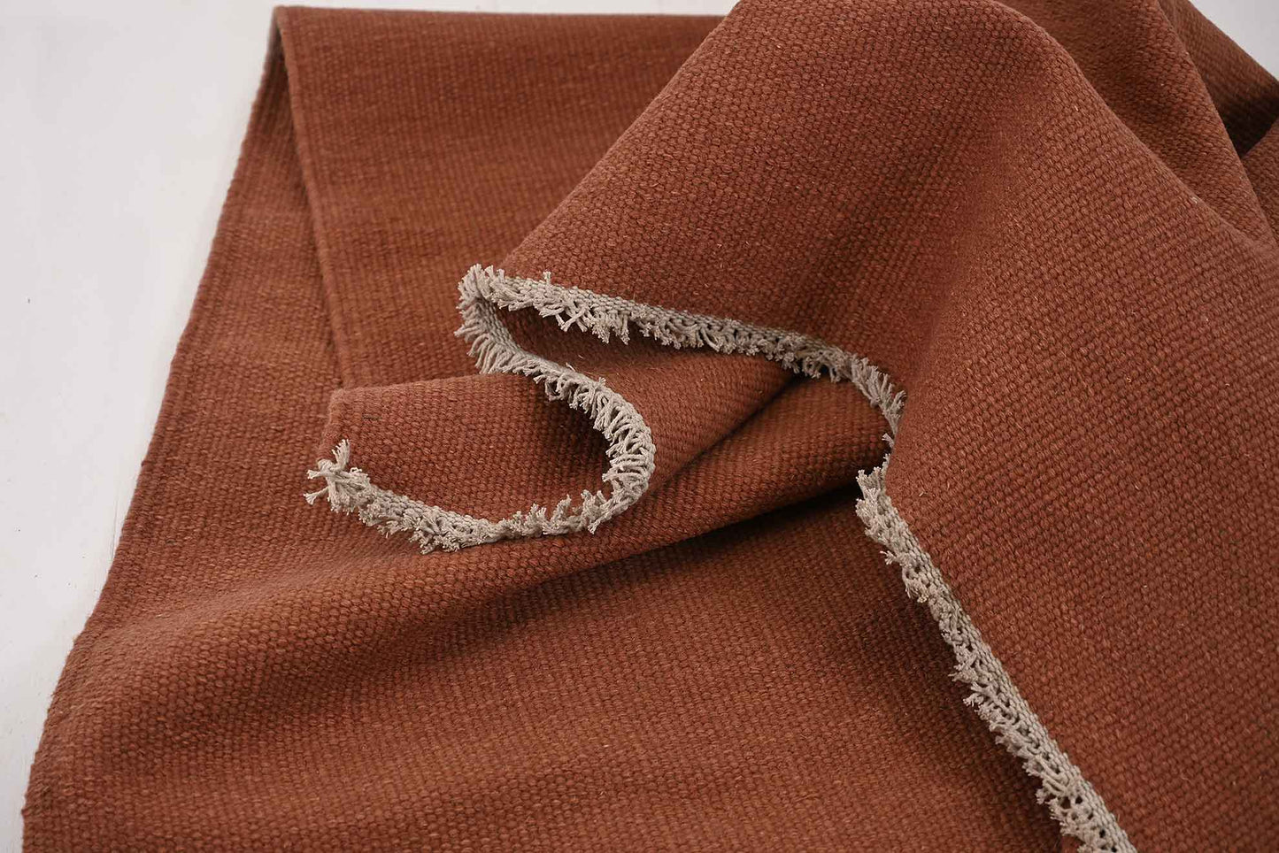 Regnbue - Uldgulvtæppe - 100% Uld - Light Terracotta II (den lyse model) - novamøbler