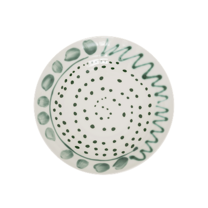 Dyb Tallerken - Bowl Art & Craft Dots - 22 cm. - novamøbler
