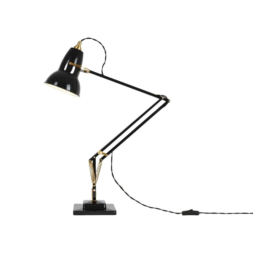 Anglepoise lamper 1 Anglepoise – Original 1227 Brass Desk Lamp jet bla