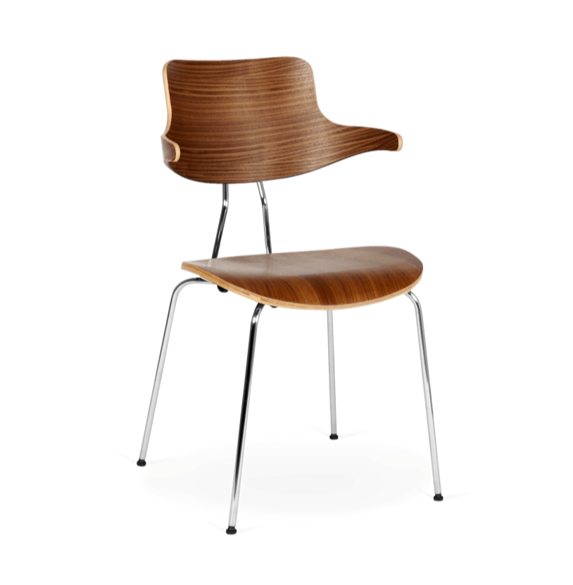 Spisebordsstol - VL118 - Valnød - novamøbler