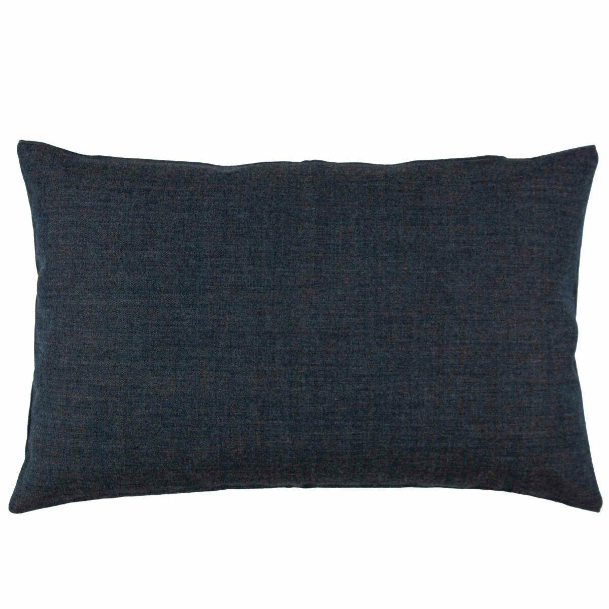 Pude - mørkeblåt uld - 40x60 cm. - novamøbler