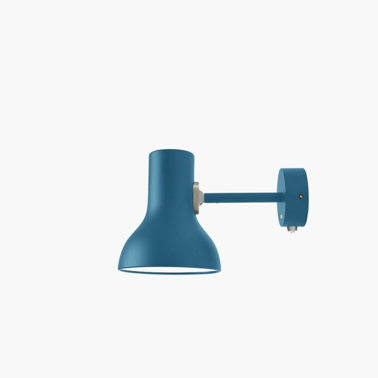 Væglampe - Type 75 Mini Wall Light - Margaret Howell Edition - Saxon Blue - novamøbler