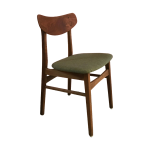 Vintage, Farstrup Møbelfabrik, stol, spisebordsstol, træ, stof, betræk